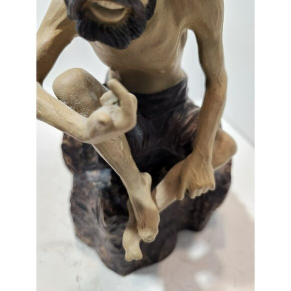 Vtg Rare Chinese Shiwan Xiangqi Mud Man Ceramic Figurine Sage Jigong Detailed - Picture 14 of 16